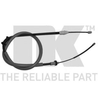 Трос стояночного тормоза задний правый / NISSAN Kubistar,RENAULT Kangoo (барабанные тормоза) 97~13 фото