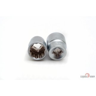 Головка торцевая 22 1/2" 12гр СЕРВИС КЛЮЧ фото 1
