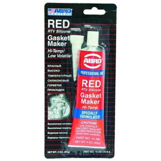 Герметик ABRO прокладок высокотемп. красный 85г. фото