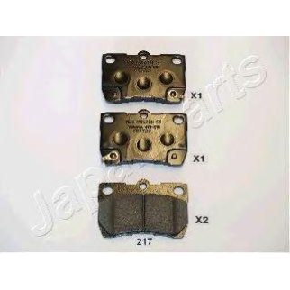 Колодки тормозные Japanparts PP-217AF фото