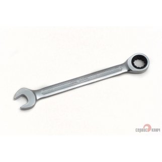 Ключ комбинированный 17мм трещоточный СЕРВИС КЛЮЧ фото 1