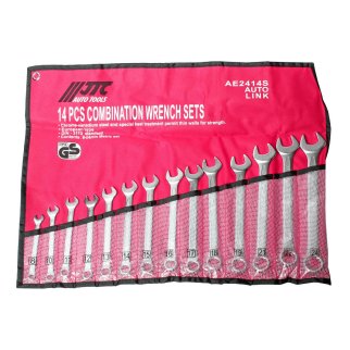 Набор ключей комбинированных 8-24мм 14 предметов в сумке JTC-AE2414S фото