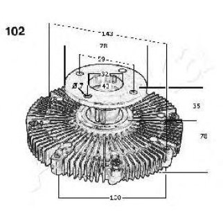 Термомуфта ashika 36-01-102 фото