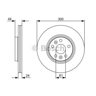 Диск тормозной RENAULT: GRAND SCENIC II (JM0/1_) 2.0 dCi (JM1K) 04-, SCENIC II (JM0/1_) 2.0 dCi (JM1K) 03- фото