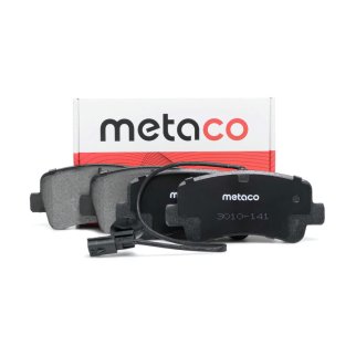 Колодки тормозные задние дисковые к-кт metaco 3010-141 фото