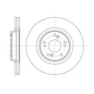 61359.10_диск тормозной передний! Honda Accord 2.0/2.2i-DTEC 08> фото