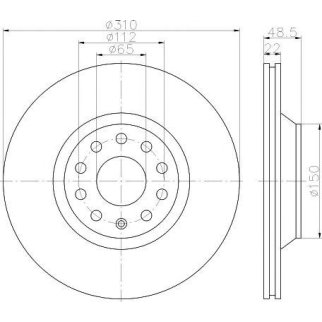 Диск тормозной TEXTAR 921407 03 фото