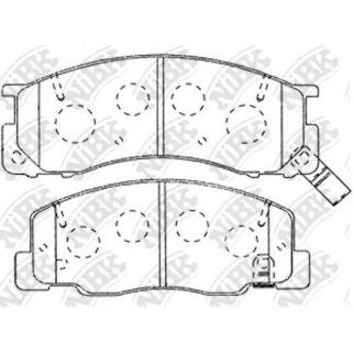 Колодки тормозные передние к-кт NiBK PN1405 фото