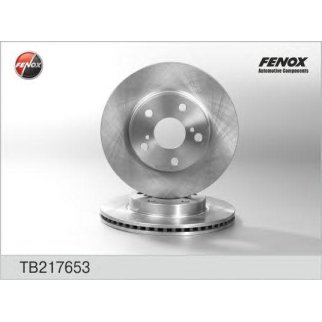 Диск тормозной передний вентилируемый Fenox TB217653 фото