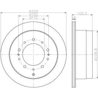 Диск тормозной TEXTAR 921728 03 фото