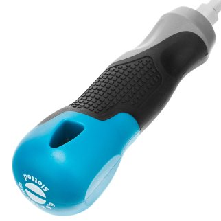 Отвертка SL6,5 x 100 мм, S2, трехкомпонентная рукоятка GROSS фото 4