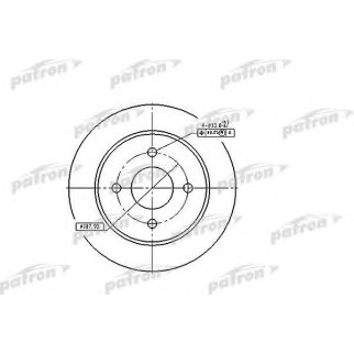 Диск тормозной PATRON PBD2623 фото