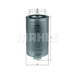 Фильтр топливный MAHLE KC 214 фото
