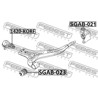 Опора шаровая FEBEST 1420-KORF фото