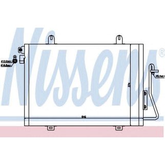Радиатор кондиционера (конденсер) Nissens 94726 фото