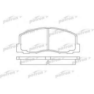 Колодки тормозные дисковые передн ISUZU: ASKA 83-89, MITSUBISHI: COLT II 84-88, COLT III 88-92, CORDIA 82-86, GALANT III 84-87, GALANT IV 88-92, GALANT IV седан 87-92, LANC фото