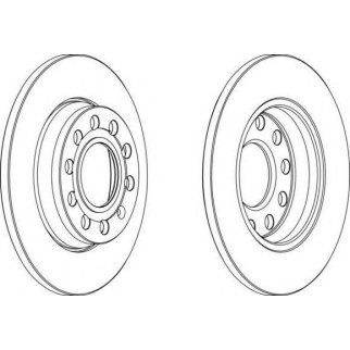 Диск торм. зад. AUDI A4 1.6-3.0L 2001=> фото