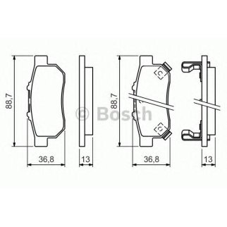 Колодки тормозные BOSCH _0 986 494 392 фото