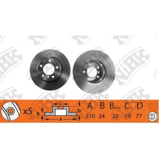 Диск тормозной NiBK RN1397 фото