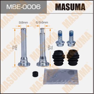 Ремкомплект направляющих тормозного суппорта NISSAN/MITSUBISHI/SUBARU MASUMA MBE-0006 фото