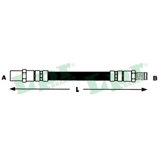 Шланг тормозной Lpr 6T46888 фото