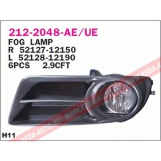 Фара противотуманная левая DEPO 212-2048L-UE фото