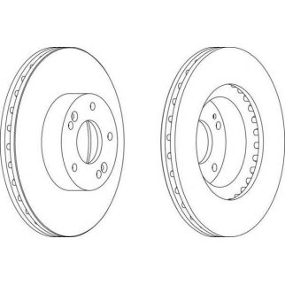 Диск тормозной FERODO DDF1630 фото