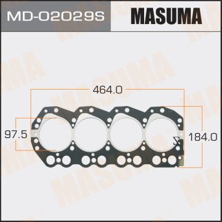 Прокладка ГБЦ Masuma MD-02029S фото
