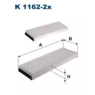 Фильтр салона FILTRON K 1162-2X фото