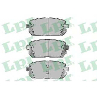 Колодки тормозные задние дисковые к-кт Lpr 05P1416 фото