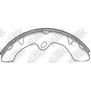 Колодки барабанные к-кт NiBK FN3334 фото