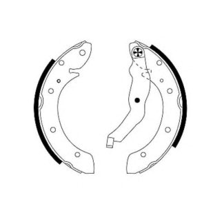 Колодки барабанные к-кт MINTEX MFR406 фото