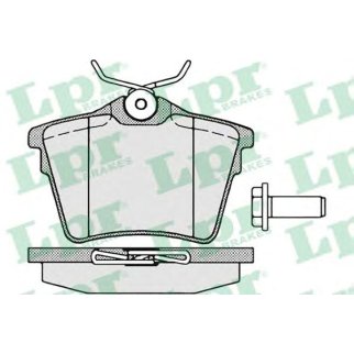 Колодки тормозные задние дисковые к-кт Lpr 05P1195 фото