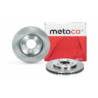 Диск тормозной передний вентилируемый metaco 3050-326 фото 3