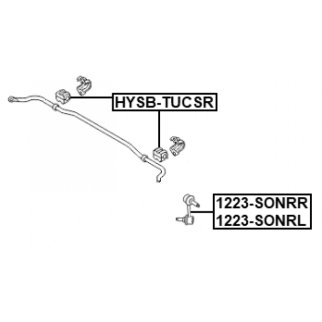 Стойка заднего стабилизатора FEBEST 1223-SONRL фото 2