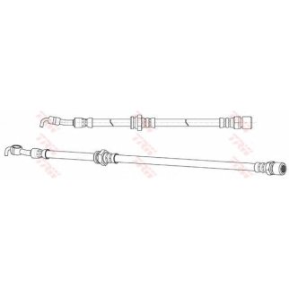 Шланг тормозной TRW PHD991 фото