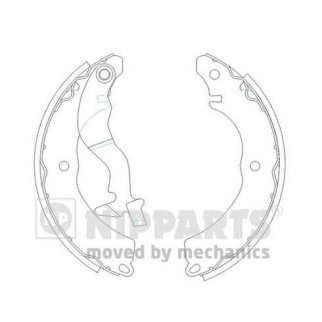 Колодки тормозные к-кт NIPPARTS J3505038 фото