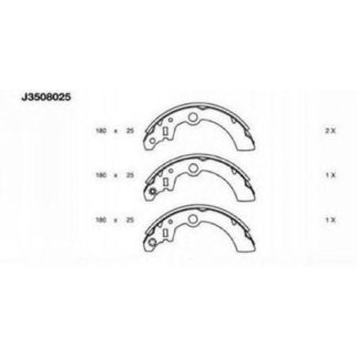 Колодки барабанные к-кт NIPPARTS J3508025 фото