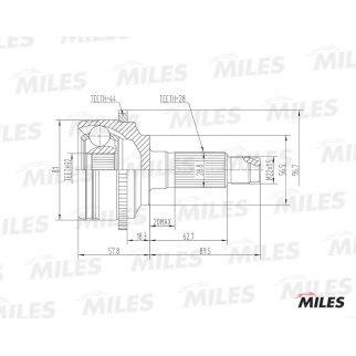 ШРУС наружный MILES GA20223 фото