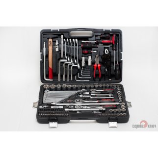 Набор инструмента 142 предмета (6 граней) СЕРВИС КЛЮЧ фото