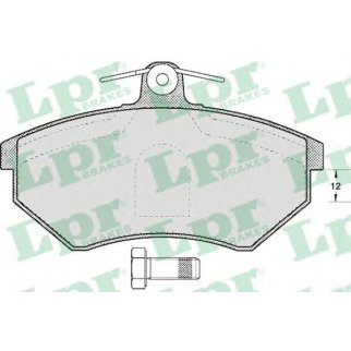 Колодки тормозные передние к-кт Lpr 05P613 фото