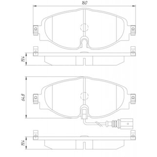Колодки тормозные передние фото 2