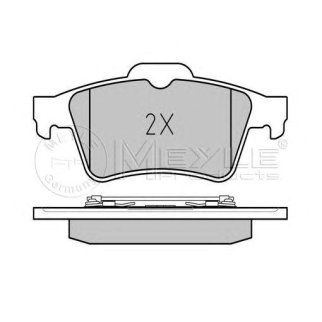 Колодки тормозные к-кт Meyle 025 234 8216 фото