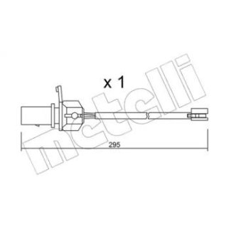 Датчик износа колодок METELLI _SU.331 фото