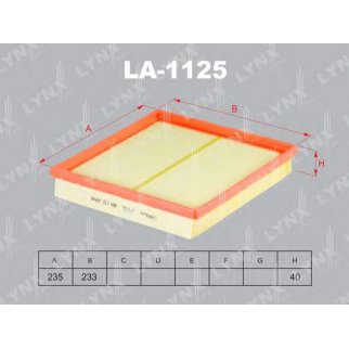 Фильтр воздушный LYNXauto LA-1125 фото