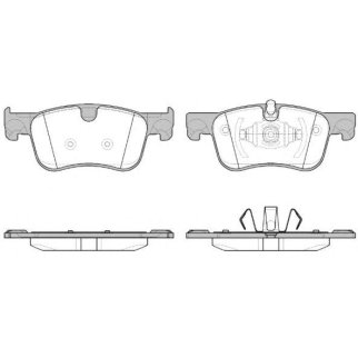 Колодки тормозные передние к-кт REMSA 1580.00 фото
