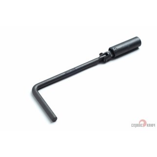 Ключ свечной 16 с карданом 250мм СЕРВИС КЛЮЧ фото
