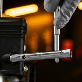 Набор ключей-трубок торцевых, 6 х 22 мм, 1 вороток, оцинкованные, 10 шт.// SPARTA фото 8