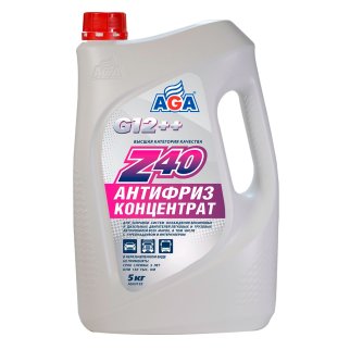 Антифриз красный G-12++ AGA-Z40 концентрат 5кг фото