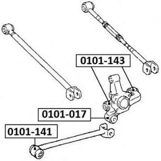 Сайлентблок ASVA 0101-141 фото